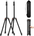 K&F CONCEPT Extendable Photography Stand, Adjustable 6.56ft/78.7"/2M Aluminum