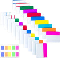 500 Pieces Tabs 2 Inch Sticky Index Tabs, Writable and Repositionable File Tabs by OfficeArtCraftsProducts