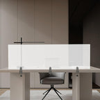 KONKENIE Acrylic Office Privacy Partition Indoor Desk Divider Guard Rectangle - Image 3