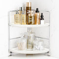 FSyueyun 2-Tier Corner Bathroom Counter Organizer, Tool-Less Installation by FSyueyun