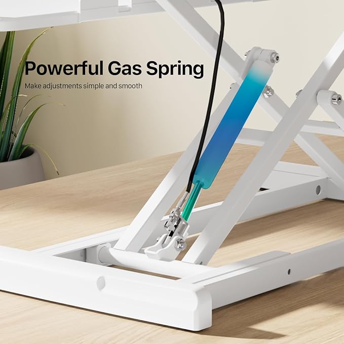 JYLH JOYSEEKER Standing Desk Converter 32 inch, Height Adjustable Sit Stand - Image 8