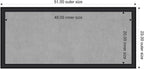 Amanti Art Black Framed Magnetic Board 23x51 Oversize Vision Board - Image 2