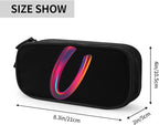 Cute Initial Pencil Case for Kids Students, Large Capacity Pencil Pouch for - Image 2