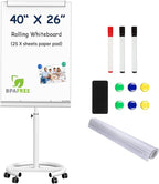 TSJ OFFICE Rolling Whiteboard Standing by TSJOFFICE