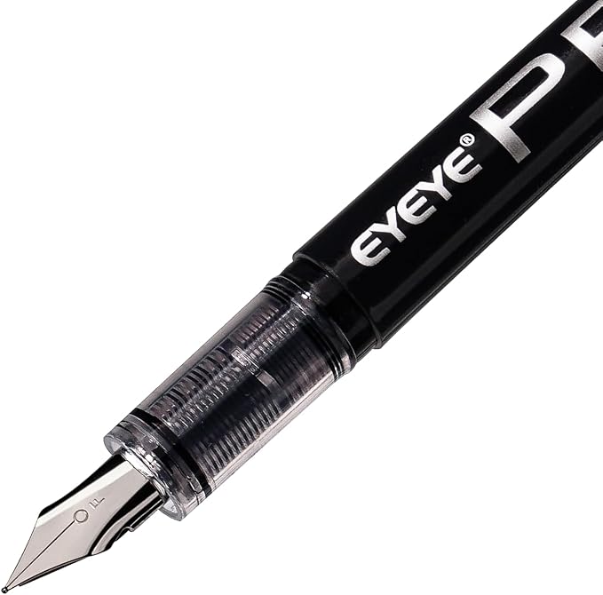 EYEYE Disposable Fountain Pens, 8 Pack Multicolor Fine Point Fountain Pens - Image 5