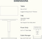 FLEXISPOT EN2 Whole-Piece Standing Desk - Image 7