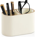MEIBOOCH PU Leather Pen Holder for Desk, Small Remote Control Holder Pencil Cup by MEIBOOCH
