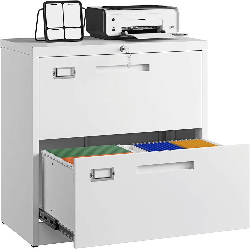 letaya 2 drawer file cabinet with lock,metal lateral, main product view