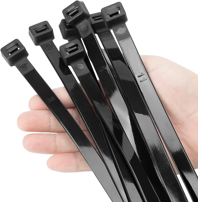 XINGO 31 inch Black Zip Ties Heavy Duty 40PCS, 250 LBS Ultra Strong Plastic by XINGO