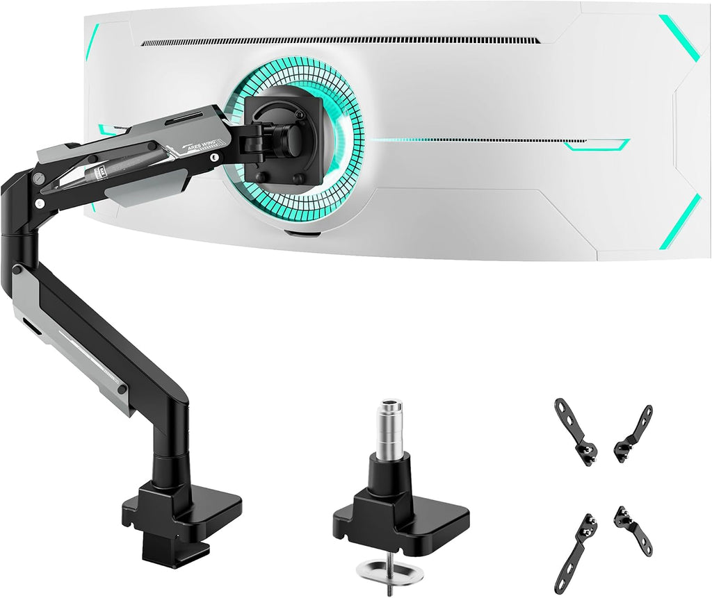 ARES WING Heavy Duty Single Monitor Arm