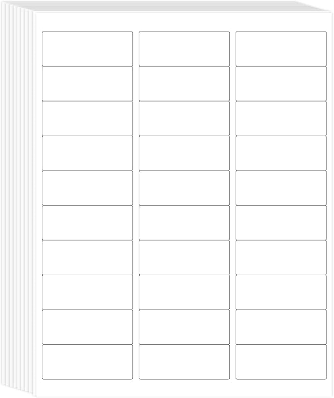 L LIKED Printable Address Labels, 900 Labels, 30 per Sheet, Mailing Labels by LLIKED