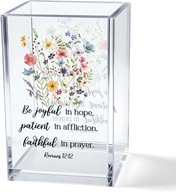 Vgrti Be Joyful in Hope, Patient in Affliction Romans 12:12 Acrylic Cosmetic by Unknown