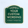 Custom Decorative Outdoor Metal Sign by SpeedyOrders