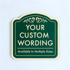 Custom Decorative Outdoor Metal Sign by SpeedyOrders