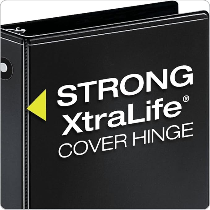 Cardinal Economy 3-Ring Binders, Round Rings, Holds 475 Sheets, Carton of 12 - Image 3