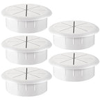 HYCC 5 Pack 2-3/8 Inch Flexible Desk Grommet, Organize Wires and Cables on by HYCC