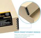 Lineco Museum Archival Storage Box, 9.25x11.75x3 in. Drop Front Design. - Image 7