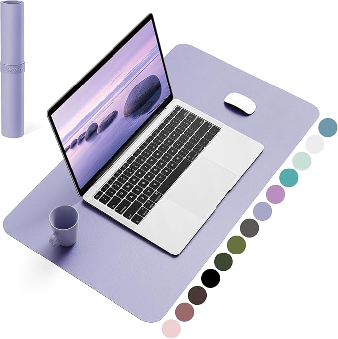 YSAGi Non-Slip Leather Desk Pad, Waterproof Laptop Computer Desk Keyboard Mat by YSAGi