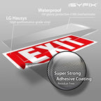 iSYFIX Exit Signs Stickers – 2 Pack 12x4 Inch – Premium Self-Adhesive Vinyl - Image 9