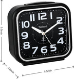 Tinload 5.5" Large Analog Alarm Clock Silent Non Ticking, Gentle Wake, Beep - Image 7