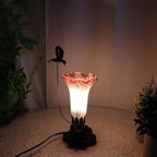 Bieye LS06 Lily Flower Blown Glass Lampshade - Image 4