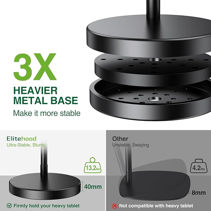elitehood Adjustable Tablet Floor Stand - Image 6
