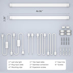 Modlicht 4FT Plug in Light 2PCS, Linkable Shop Lights - Image 7