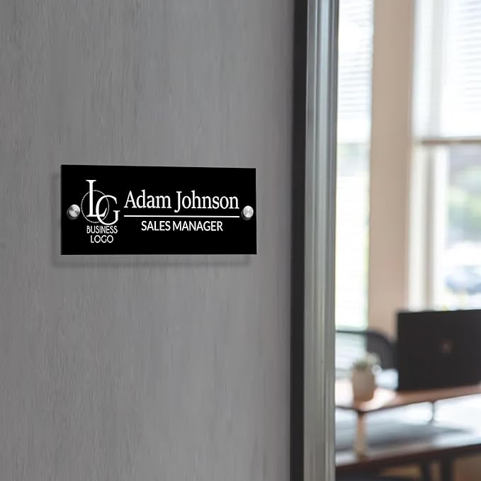 Custom Name Plates for Doors Personalized Wall Name Signs Office Workspace - Image 6