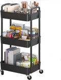 Sywhitta 3-Tier Plastic Rolling Utility Cart by haseverythingyouneed