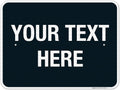 Personalized Custom Black Background And Season Sign, 18x24 Inches, 3M EGP