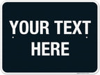 Personalized Custom Black Background And Season Sign, 18x24 Inches, 3M EGP