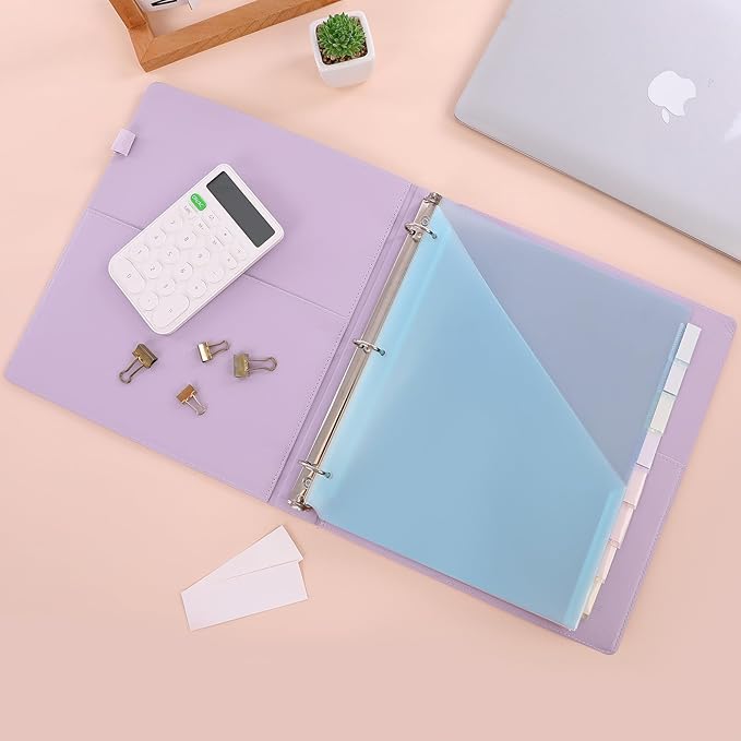 SKYDUE Binder Dividers with Pockets 8-Tab - Image 6