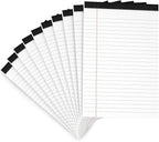 10 Pack Legal Pads Writing Pad 5x8 Inch Lined Writing Note Pads Grocery List by Aidunmis
