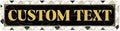 Custom Sign, Custom Street Sign, 11 Font Colors, 13 Font Styles, 4 Hole Options by MySignCenter