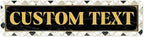 Custom Sign, Custom Street Sign, 11 Font Colors, 13 Font Styles, 4 Hole Options by MySignCenter