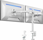 VIVO Dual Monitor Desk Mount, Heavy Duty Fully Adjustable Stand, Fits 2 LCD LED
