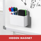 BEYGORM 2 Pack Plastic Magnetic Pen Holder - Image 6
