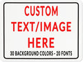 Custom Sign Personalized Custom Metal Sign, Customize by Custom