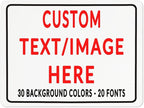 Custom Sign Personalized Custom Metal Sign, Customize by Custom