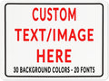 Custom Sign Personalized Custom Metal Sign, Customize by Custom
