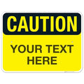 Custom Caution Sign, OSHA Sign, 18x24 Inches, Rust Free .063 Aluminum, Fade by SigoSigns