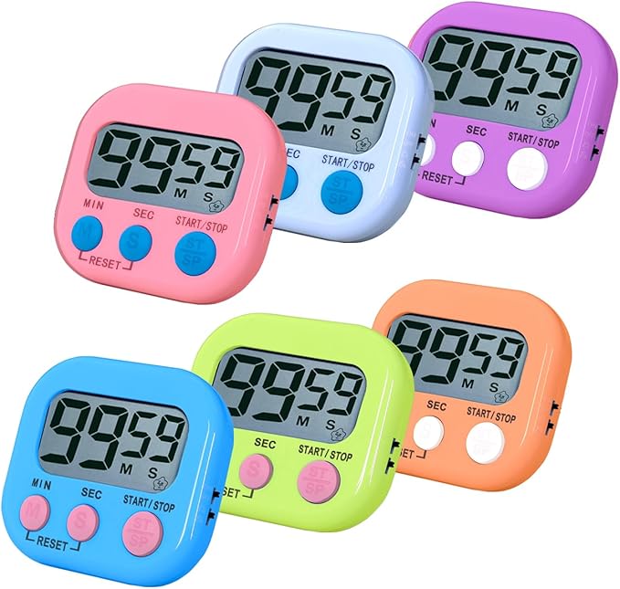 Timers for Classroom, BESTWYA Magnetic Timer by BESTWYA