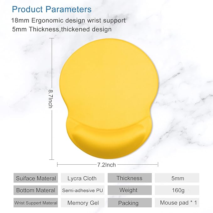 ITNRSIIET Ergonomic Mouse Pad - Image 5
