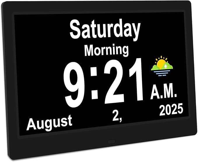 SSYA Dementia Clocks with Day and Date by SSYA