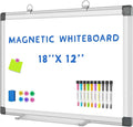 Grtard 18" x 12" White Board Dry Erase, Magnetic Dry Erase Boards, Hanging by Grtard