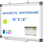 Grtard 18" x 12" White Board Dry Erase, Magnetic Dry Erase Boards, Hanging by Grtard