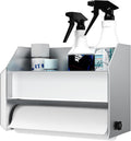 woiron aluminum hand cleaning station organizer bracket (silver), main product view