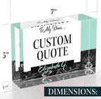Custom Acrylic Sign Personalized, Custom Desk Name Plate, 18 Styles, - Image 8