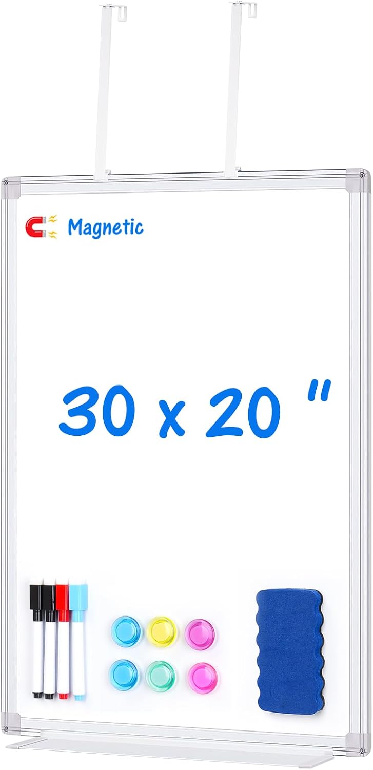 Maxtek Magnetic Dry Erase Board for Door 30 x 20 in