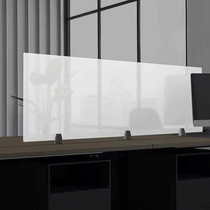 Desk Divider for Students and Desk Privacy Panel, Frosted Acrylic Plexiglass - Image 5